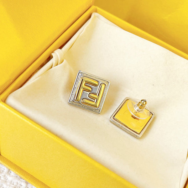 ORECCHINI DOPPIA F ARGENTO ORO