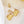 FF BAG GOLD EARRINGS