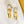 FF BUCKLE SILVER GOLD EARRINGS