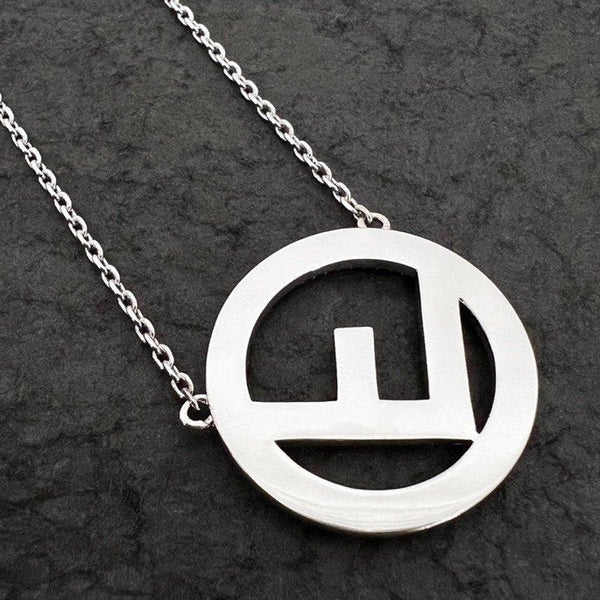 COLLANA CON LOGO F E DIAMANTI COMPLETI