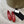 ballet flats red quilted lambskin