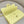 FLAP BAG 23CM PASTEL YELLOW LAMBSKIN GOLD HARDWARE