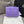 MINI SQUARE FLAP BAG 17CM PURPLE CAVIAR SILVER HARDWARE