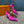 LV MET SLINGBACK PUMP PINK