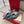 Valentin Vlogo Signature Slingback Blue Calfskin