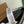 note bag 25cm black calfskin beige canvas