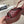 sandalo slingback con plateau cc in pelle di vitello bordeaux