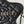 Borsa a stella 24C 22,5 cm in pelle di vitello nera con finiture dorate 