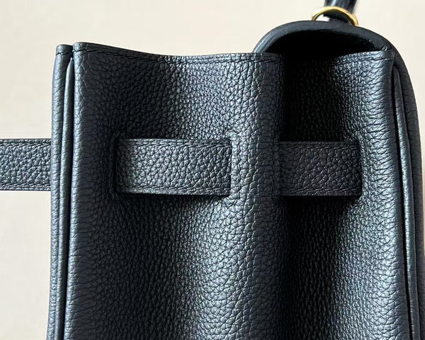 HM KELLY 35CM BLACK TOGO LEATHER GOLD HARDWARE