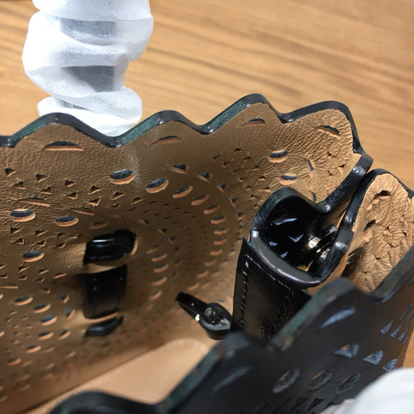 Alaia Mina 16 Bag Black Vienne Wave Calfskin