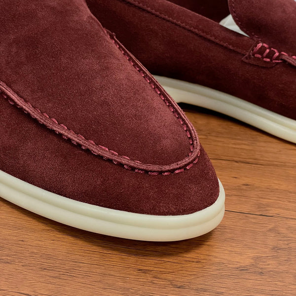 LP Unisex Summer Walk Loafer Burgundy Suede