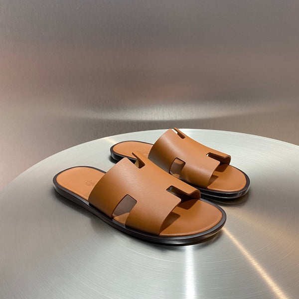 HM IZMIR SANDAL BROWN COWHIDE