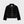 ACeline Straight Blouson Jacket and Skirt in Black Suede