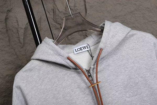 ELW Flamenco Hoodie Jacket in Gray Cotton