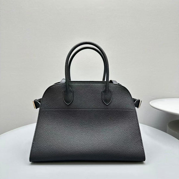 The Row Margaux 15 Black Leather