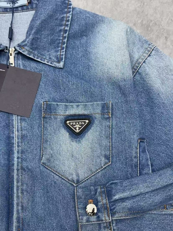 Pra Cropped Denim Jacket