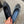 CC 25 Ballet Flat Blue Denim White Quilted