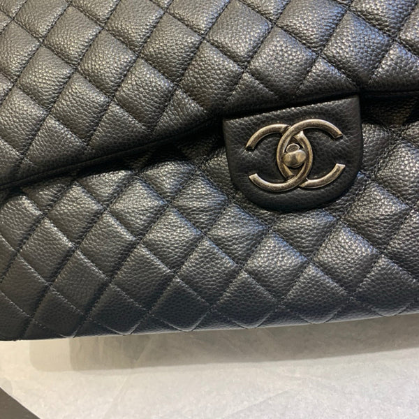 BORSA DA VIAGGIO CC 46CM IN PELLE DI BOVINA NERA CON FERRAMENTA IN ARGENTO