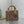 CD Lady 17 Brown metallic Canvas and Calfskin attached diamonds
