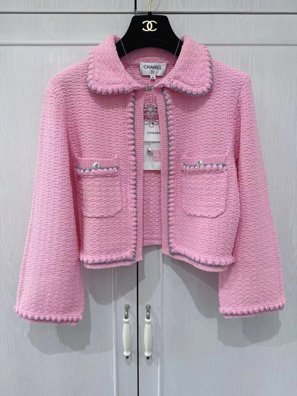 CC 25P Cardigan Pink Tweed 226820