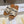 CHLOE WOODY SLIPPER IN BROWN MIX BEIGE CANVAS