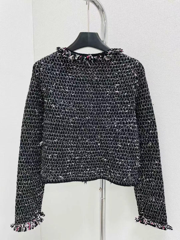 CC Multicolor Tweed Coat