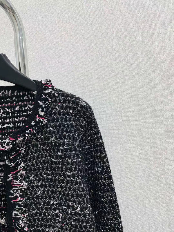 CC Multicolor Tweed Coat