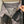 Pantaloni a gamba larga in denim LV Flower rosa grigio