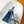 Peekaboo ISeeU Small 27cm Bag Blue Denim And Leather