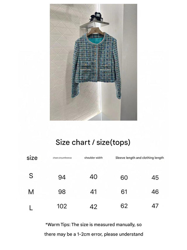 CC 25 Giacca Cardigan Blu Cotone Seta Misto Lana