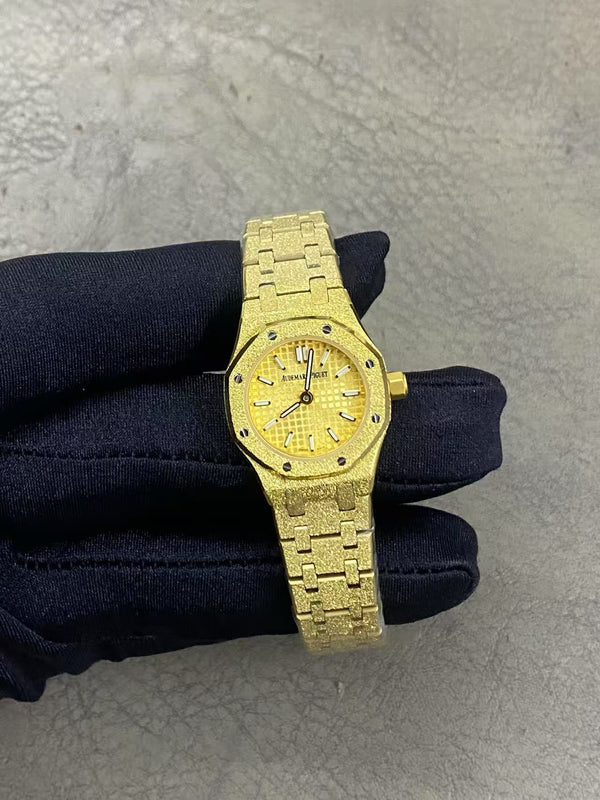Audemars Piguet Royal Oak Mini Or Givré Quartz 23 mm Or Jaune