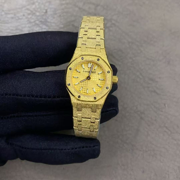 Audemars Piguet Royal Oak Mini Or Givré Quartz 23 mm Or Jaune