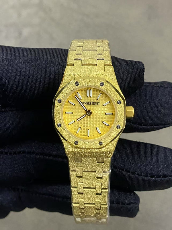 Audemars Piguet Royal Oak Mini Or Givré Quartz 23 mm Or Jaune