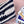 Miumiu Crochet Pouch Blue White Cotton