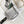 CC Classic Flap Medium 25cm Pelle di agnello argentata