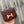 HM CONSTANCE 18 DARK RED EPSOM GOLD HARDWARE