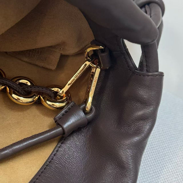 Loewe Flamenco Purse 41 Bag Dark Brown Nappa Lambskin