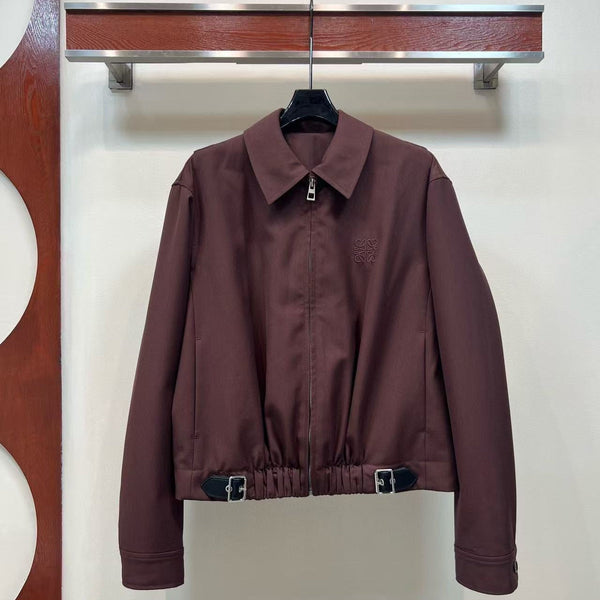 Loewe Jacket Deep Burgundy Polyester