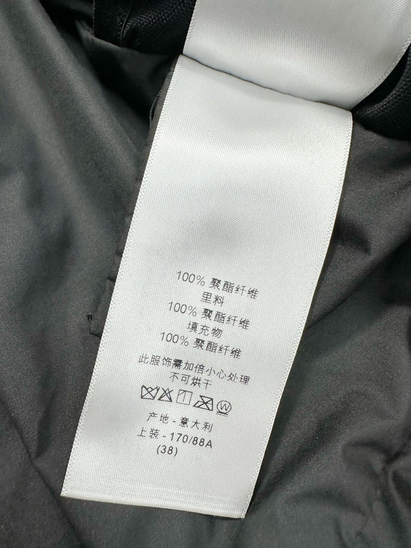 CD Alps Belted Puffer Jacket Gray Polyester