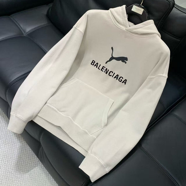 Balenciaga 25 Hoodie White Cotton 0050