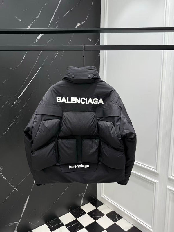Balenciaga Jacket Black Polyester Down