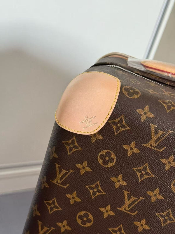 Louis Vuitton Horizon 55 Monogram Suicase Brown Leather