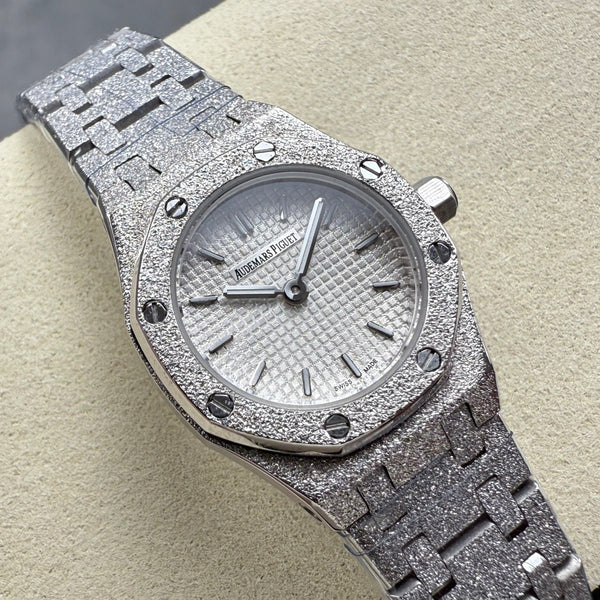 Audemars Piguet Royal Oak Mini Frosted Quartz 23mm Silver Dial
