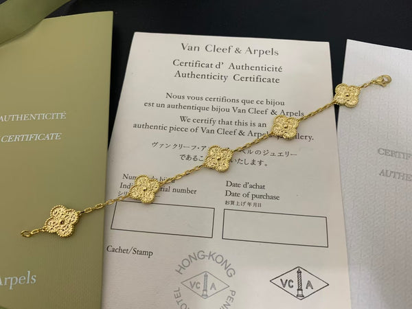 CLOVER 5 MOTIFS BRACELET