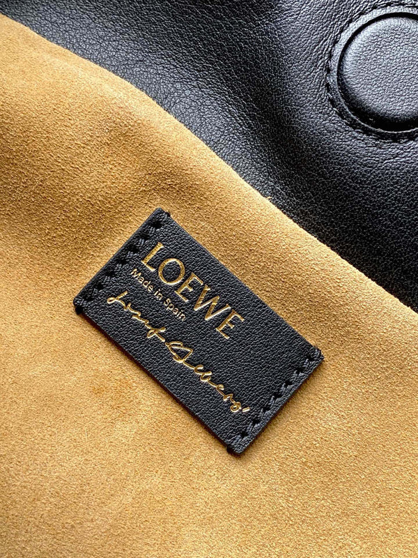 Loewe Flamenco Clutch Medium 30 Noir Bourgogne Agneau Nappa