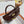 HM KELLY MINI 19 IN HONEY BROWN SALTWATER CROCODILE LEATHER GOLD BUCKLE