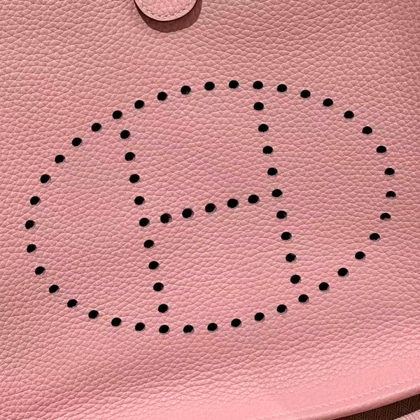 HM Evelyne 23cm Rose Togo Palladium