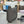 HM Evelyne 23cm Grey Togo Silver Hardware