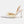 Mach & Mach Escarpins à Bride Arrière 85mm Perle Flottante et Satin Blanc