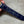 Pasha 41 mm mechanical gold white dial dark navy blue leather